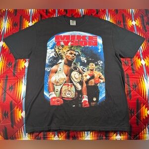Iron Mike Tyson Comfort Colors T shirt Modern Black XL Boxing Boot Rap Tee